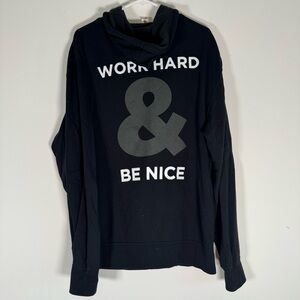 michael franti and spearhead work hard play hard zip uo hoodie XL